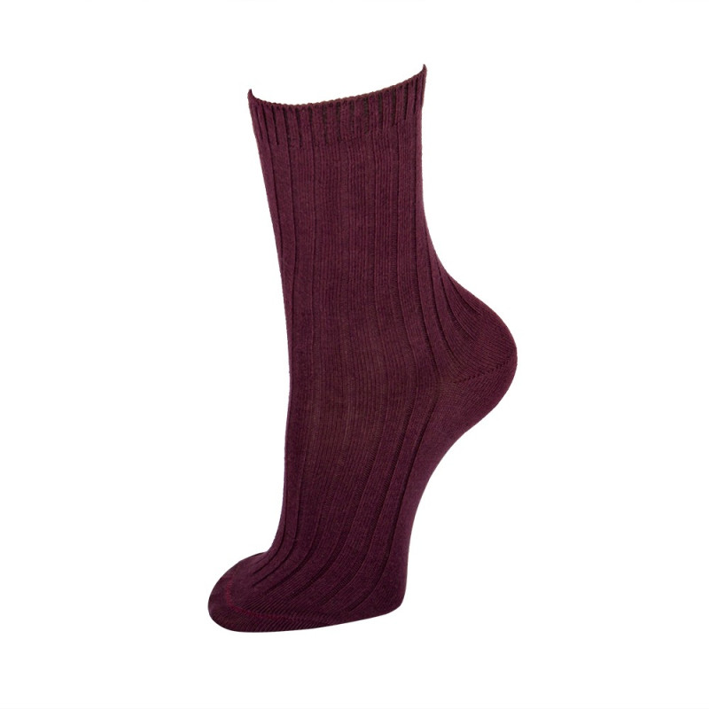 Calcetín Bajo Granate