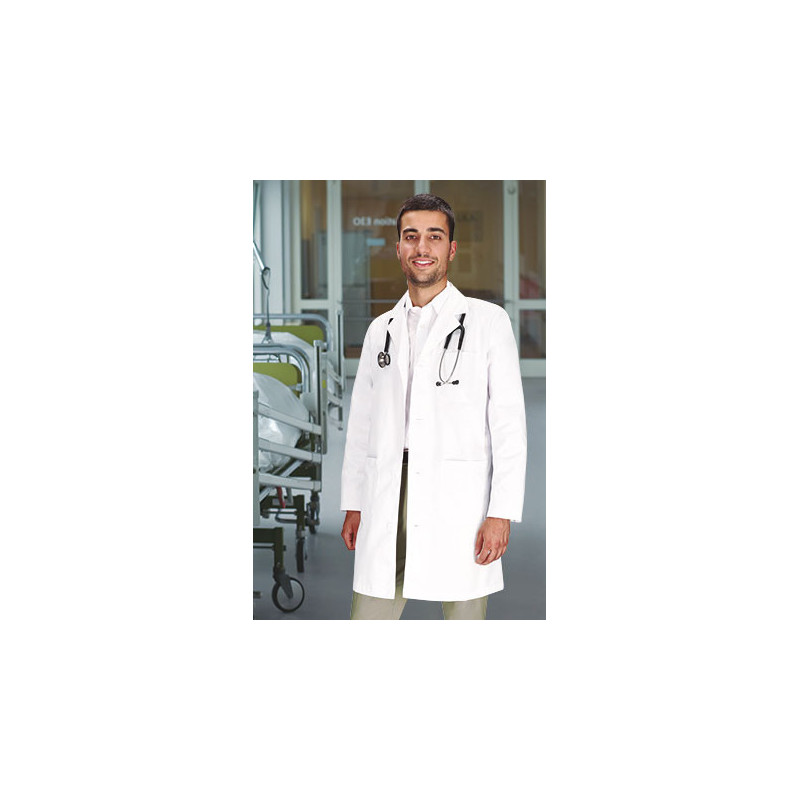 Bata larga de puños rectos - Modelo Doctor Valento