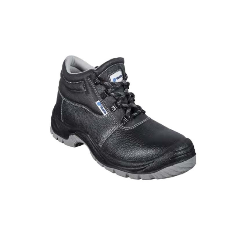 BOTA DE PIEL FLOR NEGRA S3 - 407-0